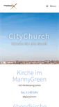 Mobile Screenshot of citychurch.de